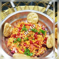 Healthy moong dal chaat A picture of Healthy moong dal chaat.