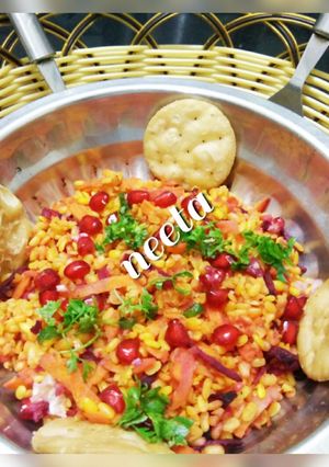 A picture of Healthy moong dal chaat.