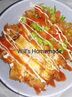 Foto resep Rice Bowl Simple Katsu