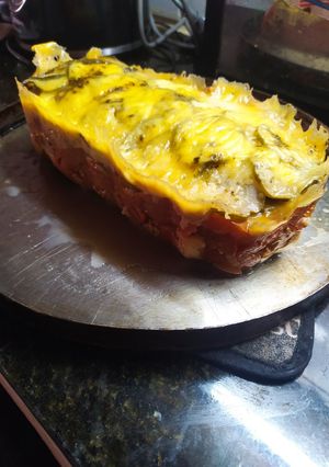 Una foto de Milhoja de pepino