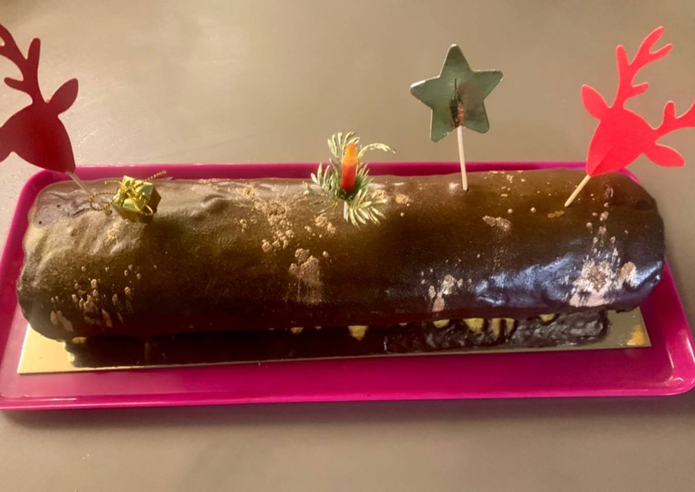 Bûche mousse au chocolat