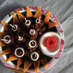 A picture of Veg Manchurian(dry).