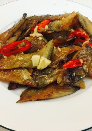 Hình của món Khô sặc chua ngọt.