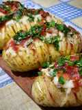 Papas Hasselback o Hasselbackspotatis (en sueco) 🇸🇪