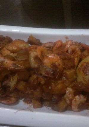 Foto resep Sambal Telur kentang udang
