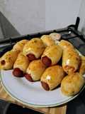 Cachorro quente de forno