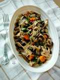 Tagliatelle De Boletus Con Verduras Trufadas