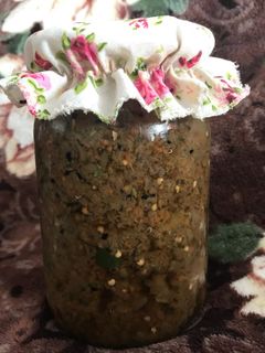 عکسی از دستور ترشی لیته بادمجان