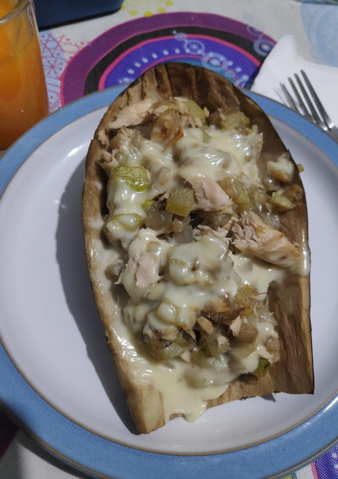 Una foto de Berenjena rellena (rápido)