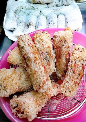 Hình của món Chả rế tôm thịt.
