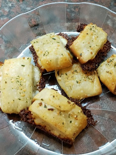 Una foto de Cuadrados de queso