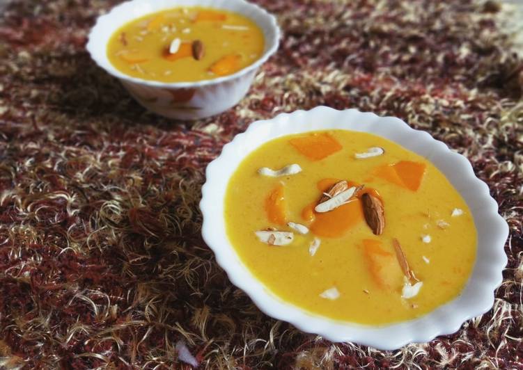 How to Prepare Perfect Mango Phirni
