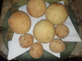 Bomba de papas rellenas