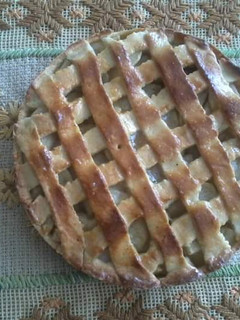 Una foto de Kuchen de manzana