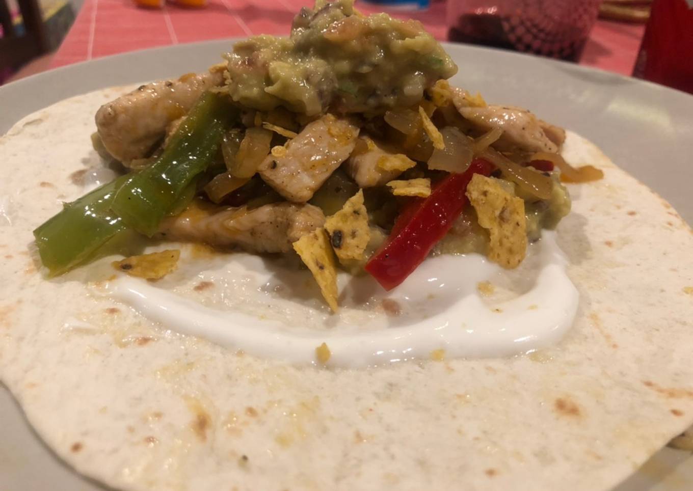 Fajitas de pollo👌👌😋🇵🇾🇵🇾