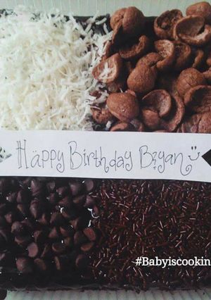 Foto resep Brownies topping 4 rasa