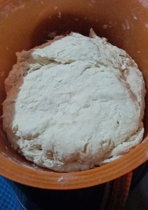 Φωτογραφία της συνταγής Πανεύκολη ζύμη για πίτσα χωρίς φούσκωμα!