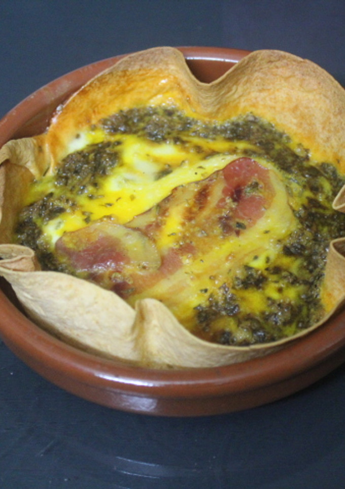 Una foto de Tortitas mexicanas con sobras de trucha y huevos