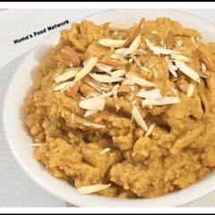 A picture of Besan Halwa.