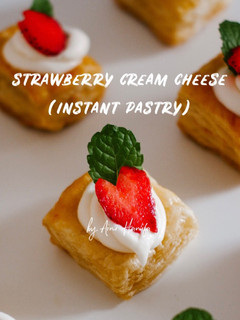Foto resep Strawberry Cream Cheese Puff