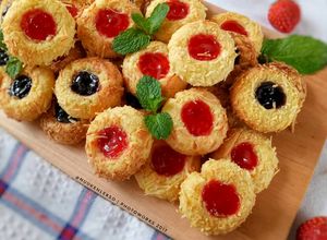 Foto resep Cheese Thumbprint Cookies with Jam