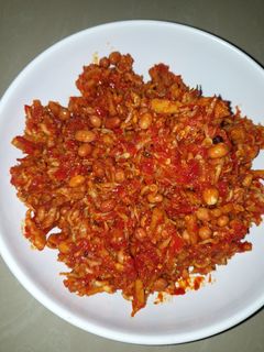 Foto resep Teri Kacang Tempe Balado