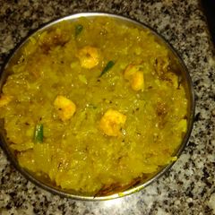 A picture of Lau chingri (bottle gourd prawn).