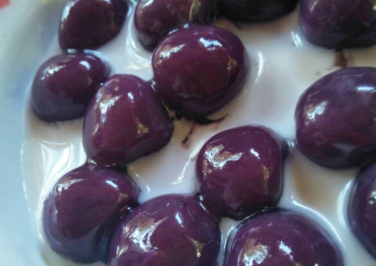 Bubur candil ubi ungu