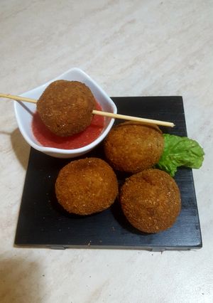 Foto di Polpette di melanzane mediterranee