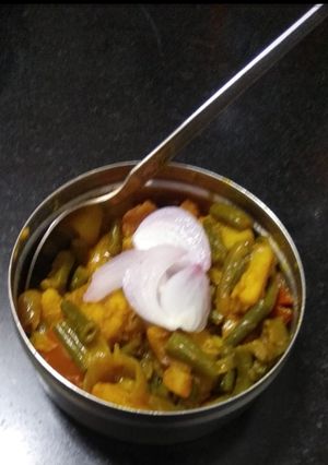 A picture of Aloo Beans Ki Sabzi.