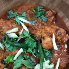 A picture of Chicken tikka karhai.