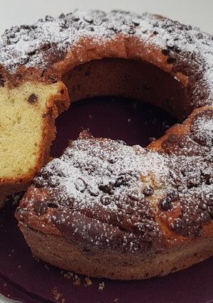 Foto di Ciambellone di ricotta con gocce di cioccolato