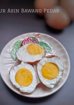 Foto resep Telur Asin Bawang Pedas