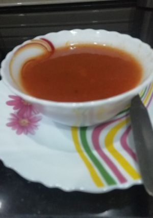 A picture of Tomato Soup.