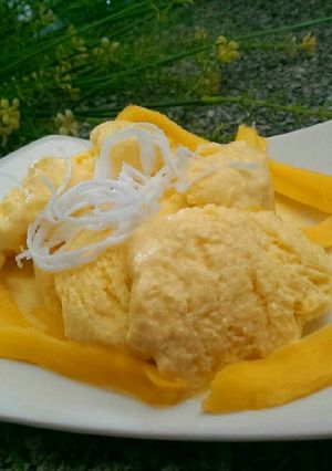 Hình của món Kem Mít (Không Dùng Máy).