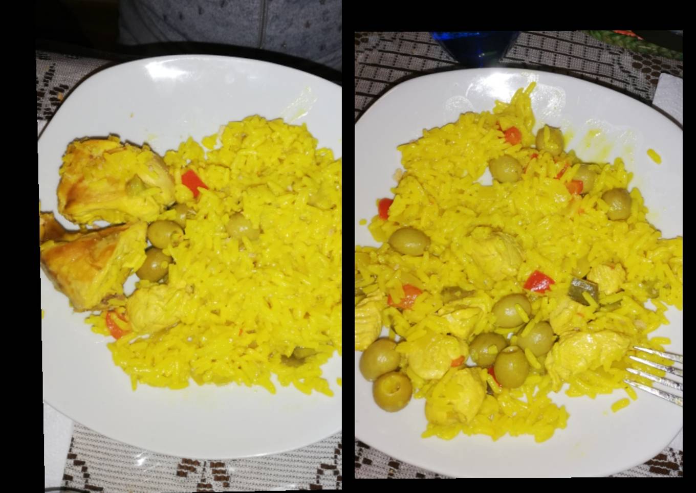 Arroz con pollo y conejo