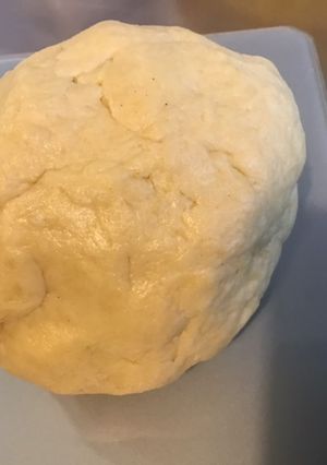 Une photo de Pâte sablée à la crème, lait et farine d'épeautre