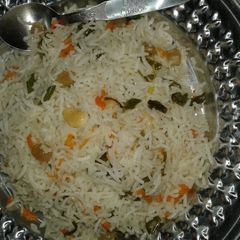 Nuts and mix veg rice A picture of Nuts and mix veg rice.