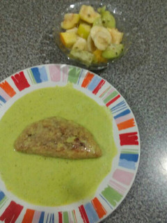 Una foto de Crema de cilantro