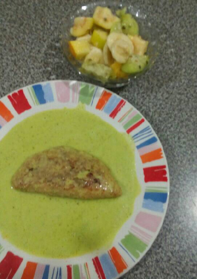 Una foto de Crema de cilantro