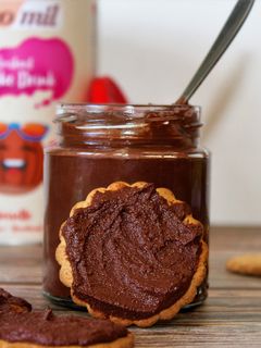 Una foto de Crema de tofu y cacao