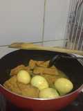 Tahu & telor disayur kuning