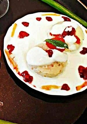 A picture of Curd Idli.