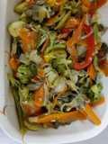 Chop suey con pollo