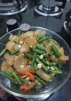 Foto resep Kikil kacang panjang