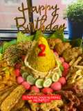 Tumpeng Nasi Kuning (komplit)