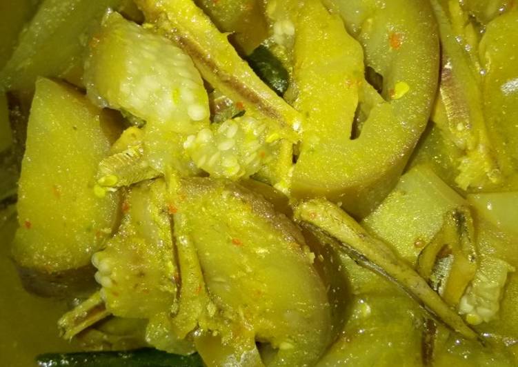 Bahan Gulai Terong ungu special teri rebus | Cara Membuat Gulai Terong ungu special teri rebus Yang Enak Dan Mudah