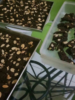 Foto resep Brownies almond cookies