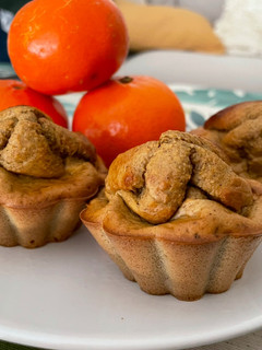 Una foto de Muffins saludables de mandarina 🍊
