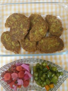 عکسی از دستور کوکو با تن ماهی